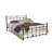 Calysta Metal Slat Headboard Design Bed-1414021652