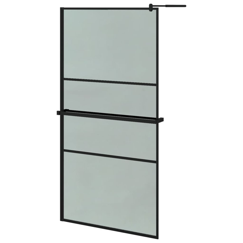 L 45,3 x H 76,8, Black, 76.8" H x 39.4" W x 6.1" D, Noir
