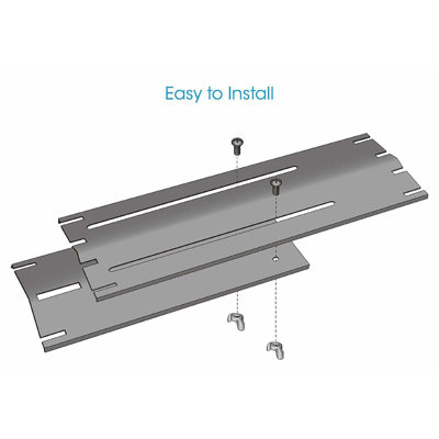 Avenger 84004 Universal BBQ Replacement Heavy Duty Adjustable Porcelain Steel Heat Plate Shield