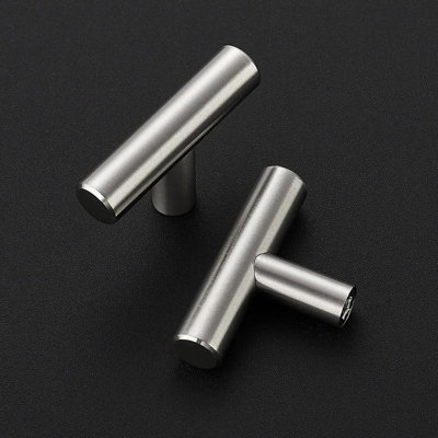 Brushed Nickel Cabinet Knobs, Stainless Steel Drawer Pulls, 30 Pack