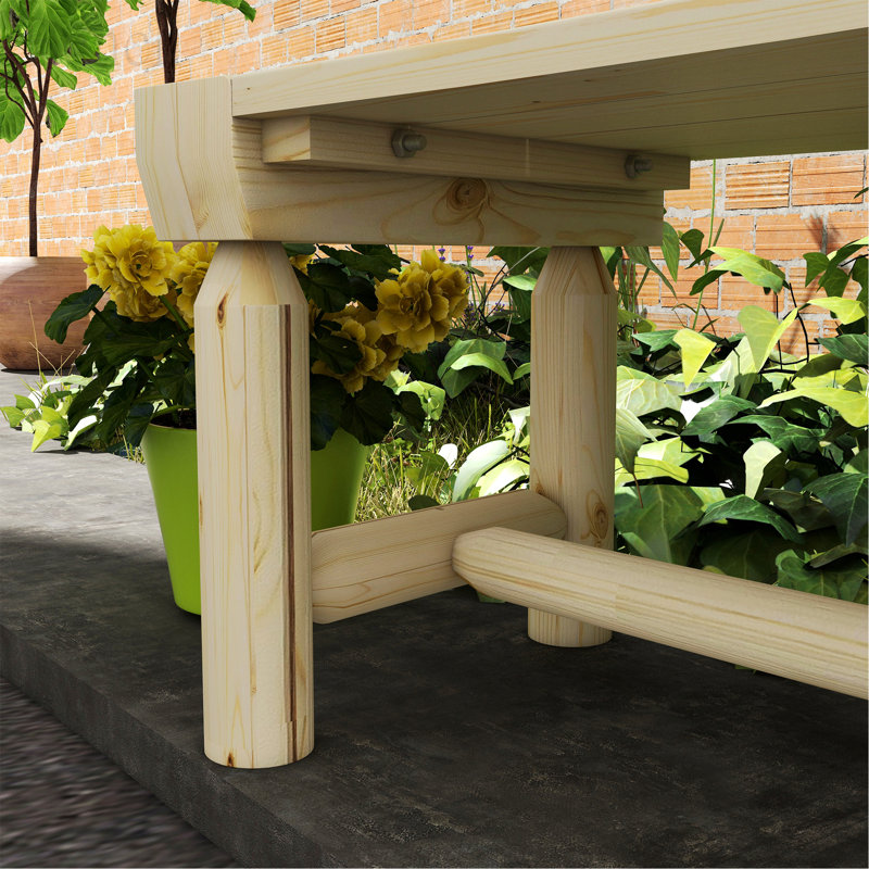 Banc de jardin, banc d'extérieur rond en demi-cercle pour espace de vie