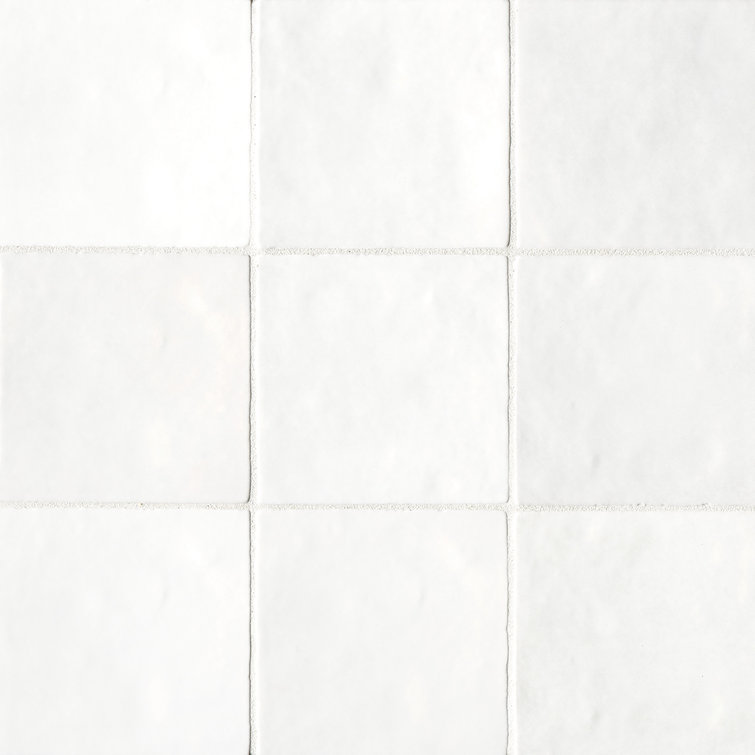 Cloe 5 in. x 5 in. Handmade-Look Ceramic Wall Glossy Subway Tile