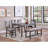 Dining Room Furniture Simple 6Pc Set Dining Table 4X Side Chairs And A Bench Solid Wood And Veneers