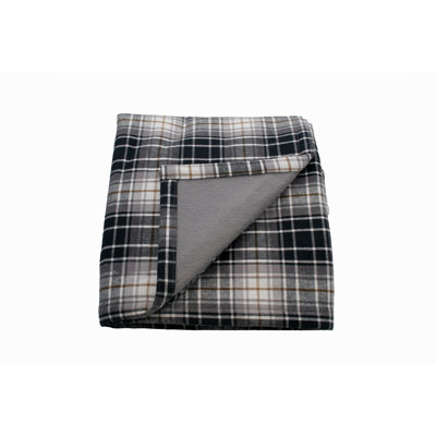  Amour Wool Flannel Reversible Blanket Medium Weight