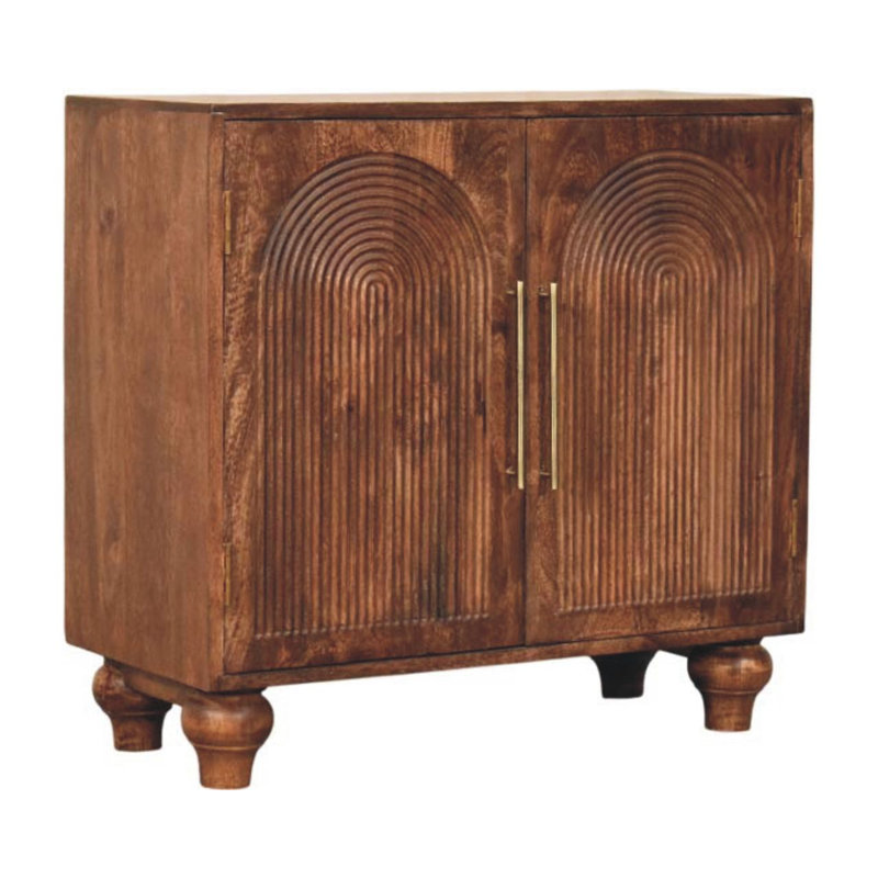 Solid Wood 2 - Door Standard Accent Cabinet