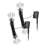 20.5' Outdoor LED Solar Powered 30 - Bulb Novelty String Light-1897154533