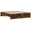 Vidaxl Bed Frame Engineered Wood And Metal-1021502809-1021502804