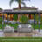 13 Ft. W x 10 Ft. D Adjustable Louvered Roof Aluminum Pergola
