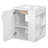 20" Wall Mounted Bathroom Cabinet With Side Cabinet Combo