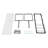 Mayron 9 Bottle Hanging Wine Bottle & Glass Rack-1927726312