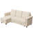 79''  L Shaped Upholstered Sleeper Sofa with 2 side storage bags-191365285
