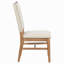Chaise d'appoint rembourrée (ensemble de 2)