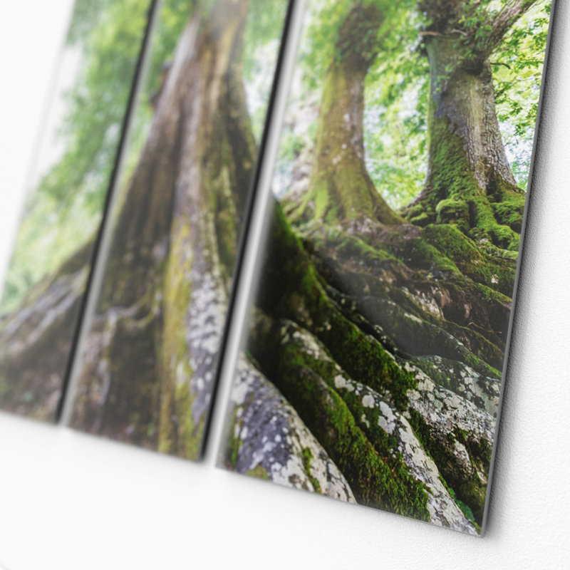3 Piece No Frame Painting on Glass