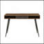 Bureau Mid-Century avec ports USB et prise de courant, bureau d'écriture moderne avec tiroirs, bureau d'ordinateur multifonctionnel-211122961
