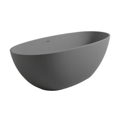 Luxury Soaking Experience Stone Resin Freestanding Bathtub For Modern Bathrooms