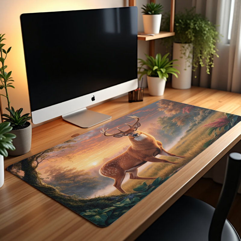 Polyester Desk Pad, 23.6x13.8