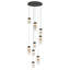 Delonda 9 Light Glass Dimmable LED Pendant-1775188574