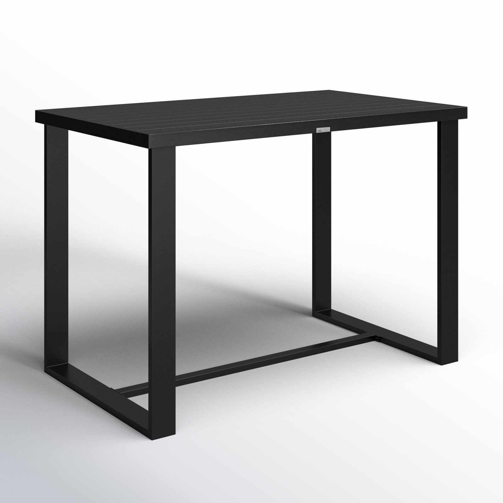 Delma Patio Dining Table, 41" H x 59" W x 35.5" D