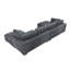 Canapé modulaire de coin avec repose-pieds Croy-109721974
