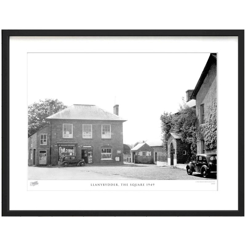 Llanybydder, The Square 1949 by Francis Frith - Single Picture Frame Print, 28cm H x 36cm W x 2.3cm D
