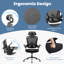 Ensemble de bureau et de chaise: bureau d'ordinateur en L et chaise de bureau en filet-111605637