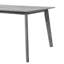 Table de salle à manger rectangulaire Mid-Century pour 6 personnes, pieds en bois d'hévéa de qualité, assemblage simple, couleur bois naturel-121073731-121073732