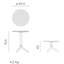 Fordham 2 - Person Patio Dining Set Umbrella Hole Included Round Table-13710354