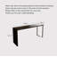 Table de bar moderne en pin noir moderne et minimaliste-305150573