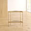 Glass Top End Table