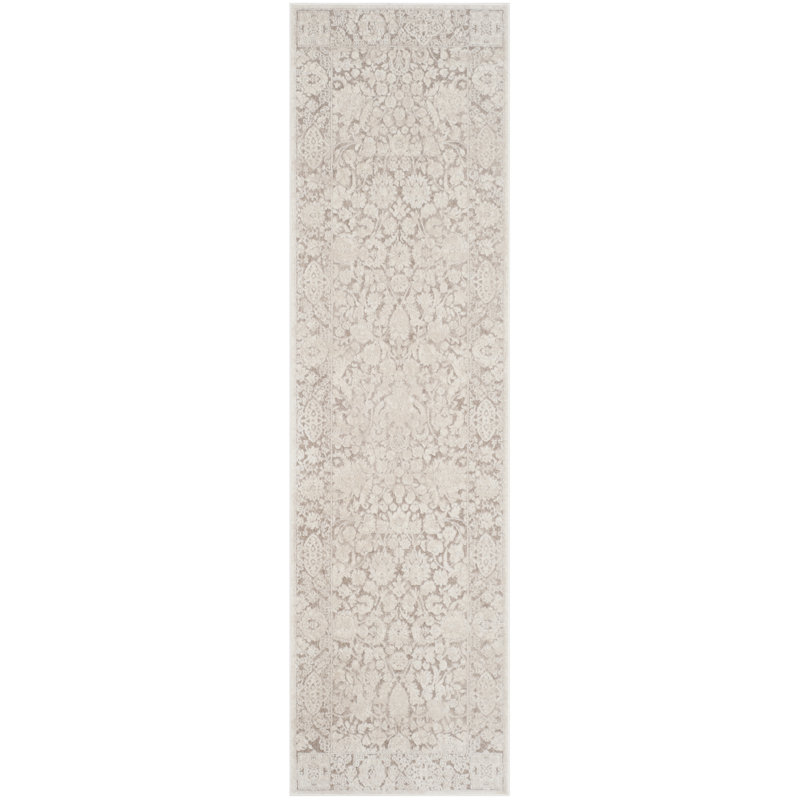 Calidia Power Loom Beige/Cream Rug, Runner 2'3" x 16'