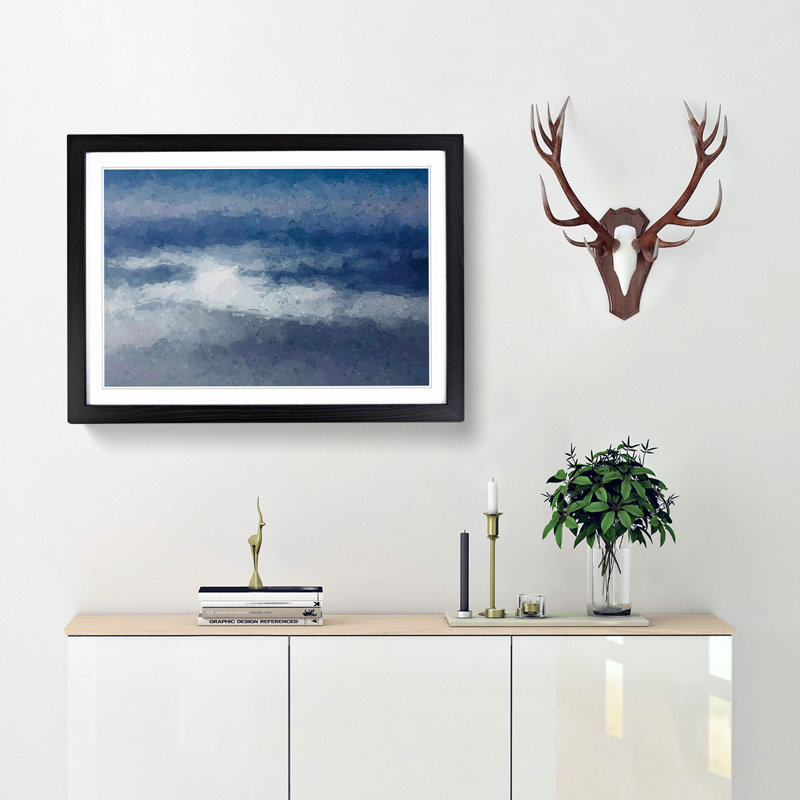 Mist of Time - Picture Frame Graphic Art Print, Black Framed, 36cm H x 48cm W x 2cm D