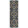 Cantu Hand Tufted Nz Wool/Cotton Geometric Rug in Blue/Gold