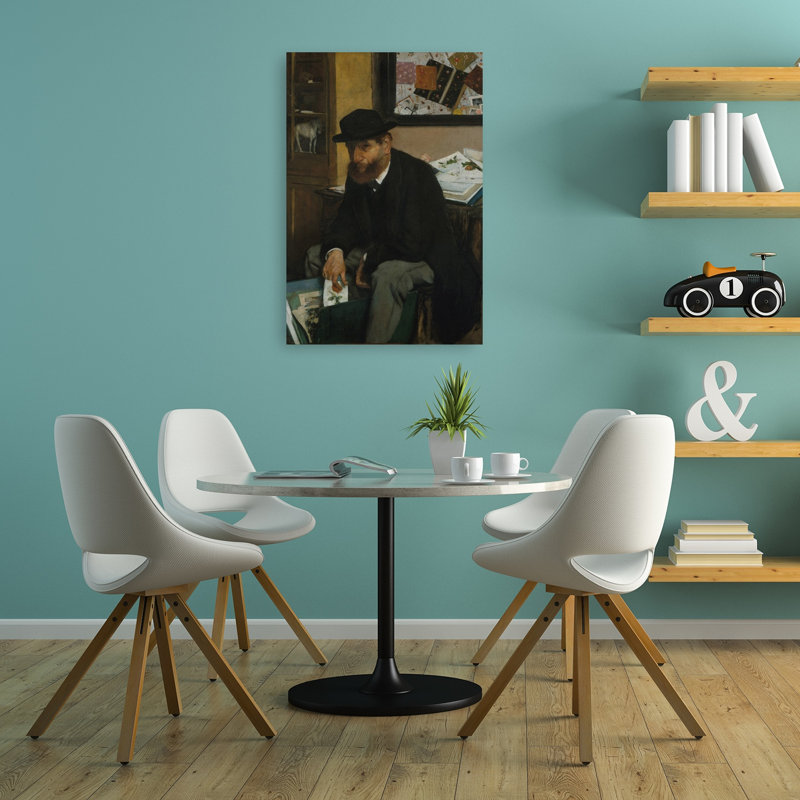 The Collector Of Prints, 1866 Impressionist Abstract Contemporary Portrait Wall Art Print, 91.44cm H x 60.96cm W