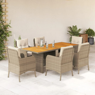 Ensemble repas avec coussins Red Barrel Studio®