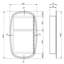 45mm W 60mm H Wall Mounted Required Framed Medicine Cabinet Mirror