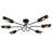 Kharma Steel Semi-Flush Mount