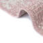 Tapis intérieur / extérieur rose en polypropylène tissé à la machine 9 pi 10 po x 13 pi Bomer-1477426000