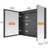 David-Christian 28" H x 30" W LED Lighted Bathroom Medicine Cabinet with Mirror, Defogger, Dimmer, Outlets & USBs-111388359-82912445