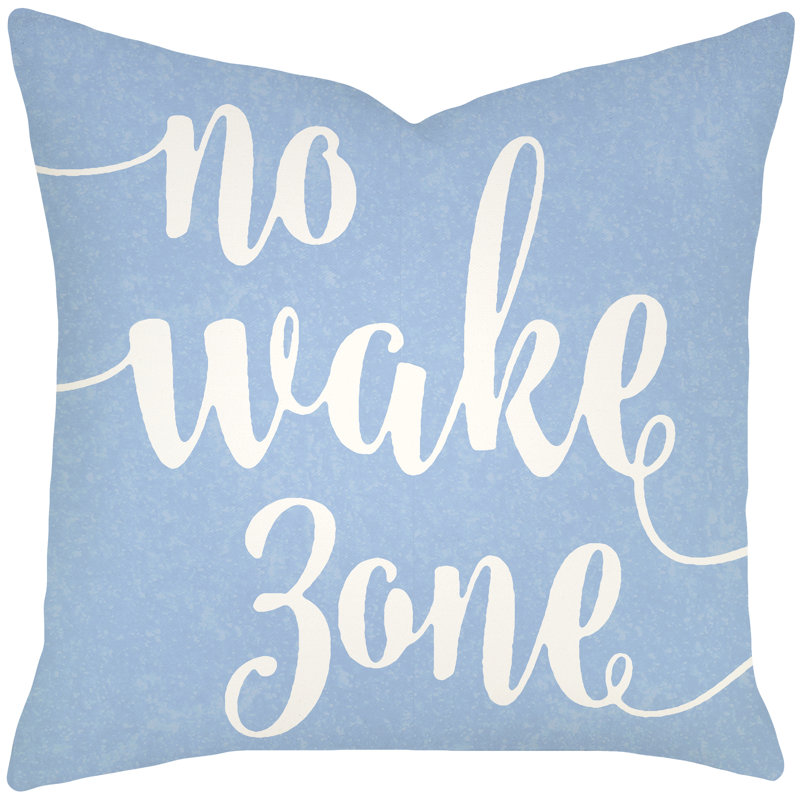 Throw Pillow, 20" H x 20" W, Light Blue