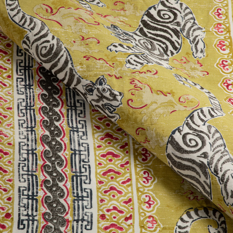 Mindoro Bongol Print Fabric, Citrine