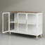 Buffet avec porte vitrée, tablettes réglables, éclairage RVB-252512258