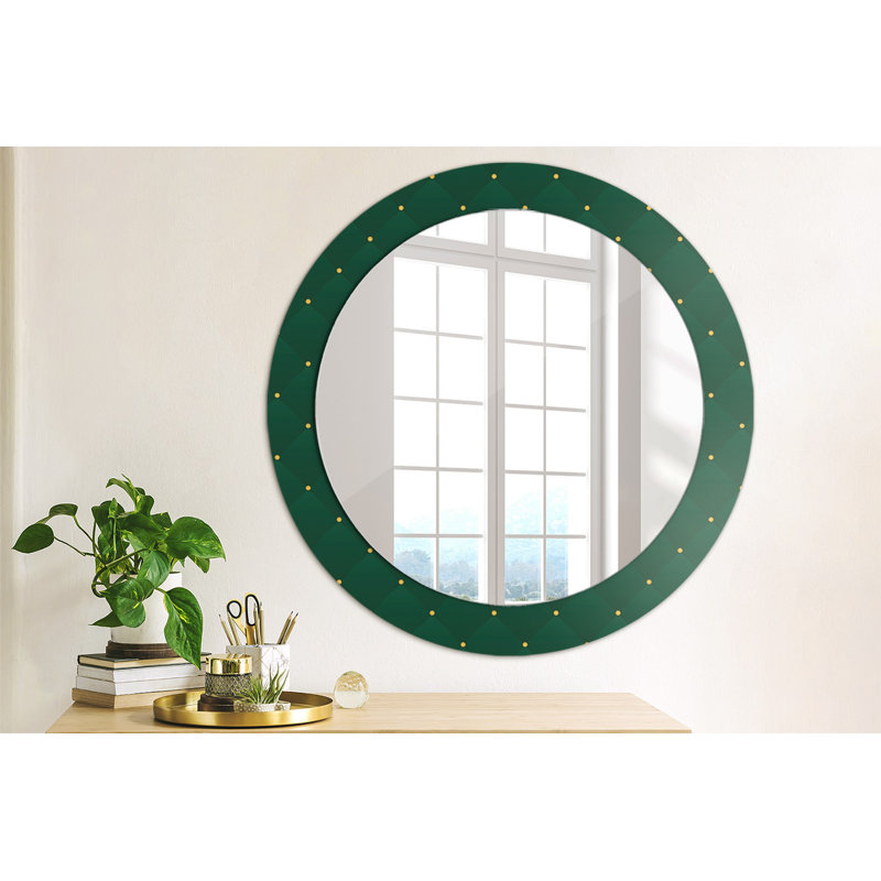 Huldar Glass Flat Wall Mirror, 70cm H x 70cm W