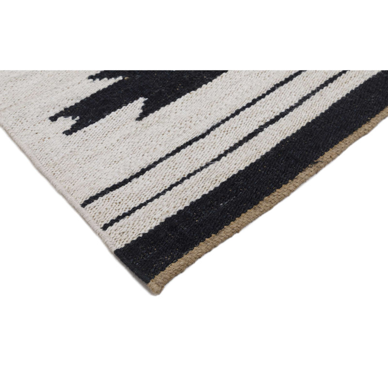Tapis en jute tissé à plat Alba, Rectangulaire 8 pi x 10 pi