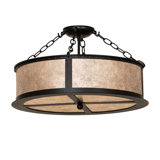 4 - Light Semi Flush Mount
