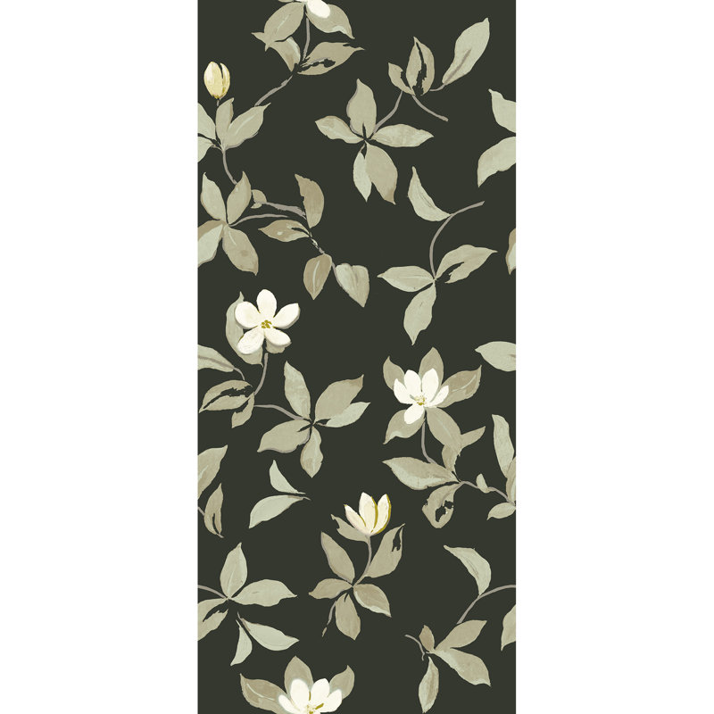 Paule Marrot Floral Wallpaper Double Roll, Onyx