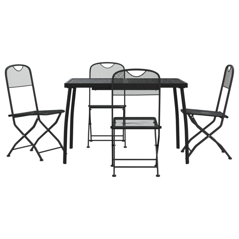 Breandan 4 - Person Patio Dining Set with, 72cm H x 80cm W x 110cm L