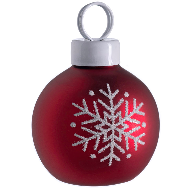 4cm Glass Lighted Ornament Accessory