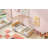 Wood Car Bed With Pillow, Ceiling Cloth