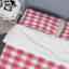 Tartan à carreaux - Ensemble de housse de couette abstrait - Microfibre de polyester-2091907283-2093116150