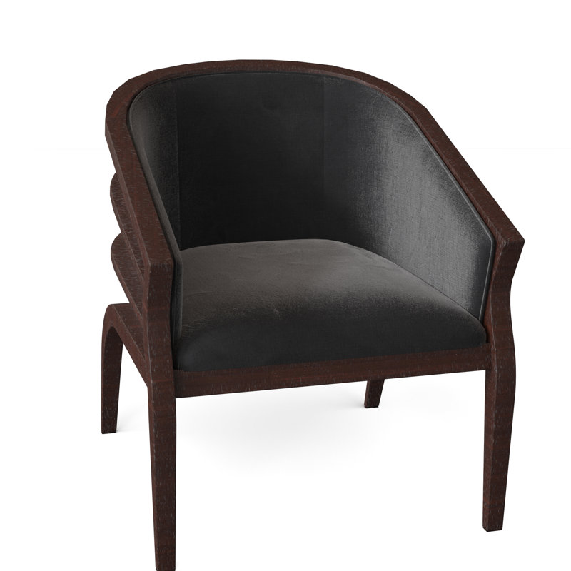 Lynnhaven Armchair, Espresso, Linen (3155 72)